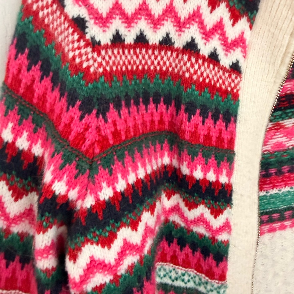 Talbots Multicolor Patterned Cardigan - image 3